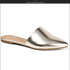 a.new day sandals silver size 9.5